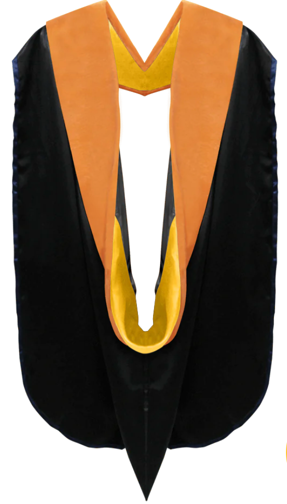 Doctoral Hoods on Clearance (FINAL SALE) - Apricot Velvet