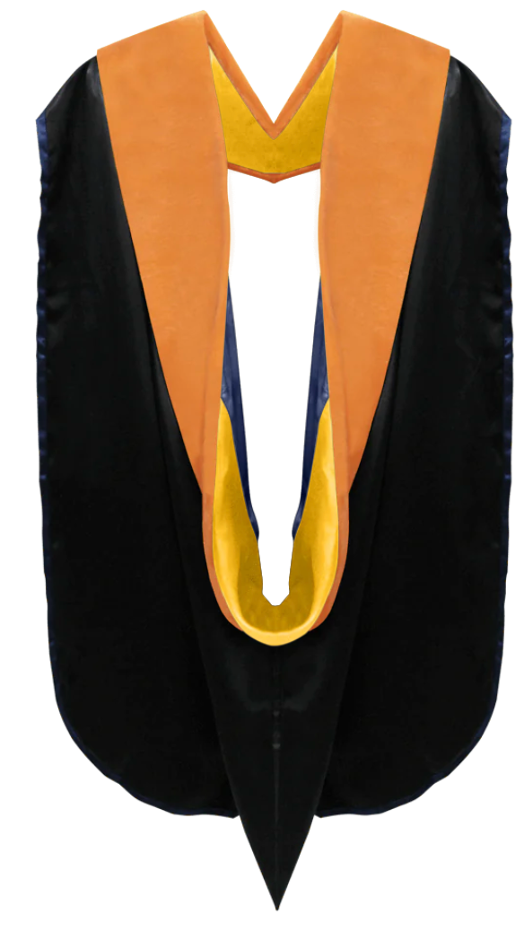 Doctoral Hoods on Clearance (FINAL SALE) - Apricot Velvet