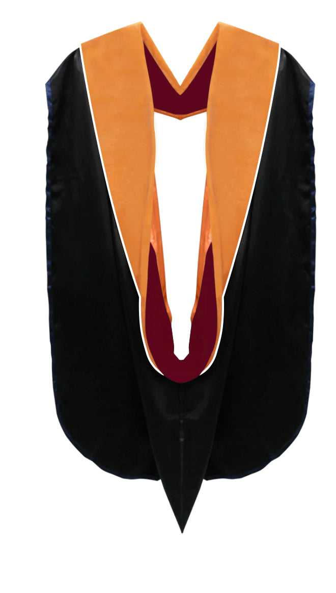 Doctoral Hoods on Clearance (FINAL SALE) - Apricot Velvet