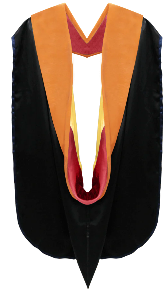 Doctoral Hoods on Clearance (FINAL SALE) - Apricot Velvet