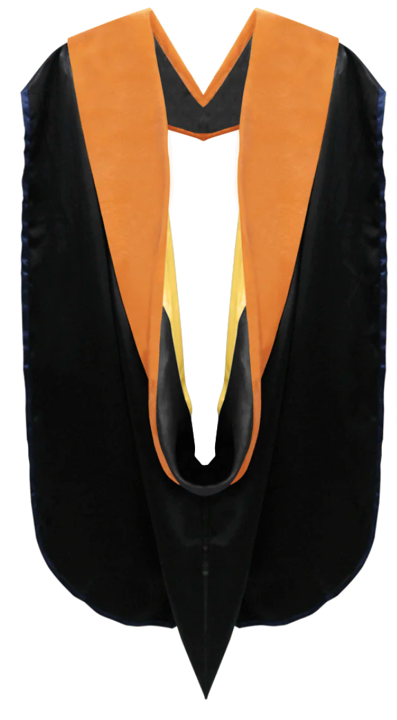 Doctoral Hoods on Clearance (FINAL SALE) - Apricot Velvet