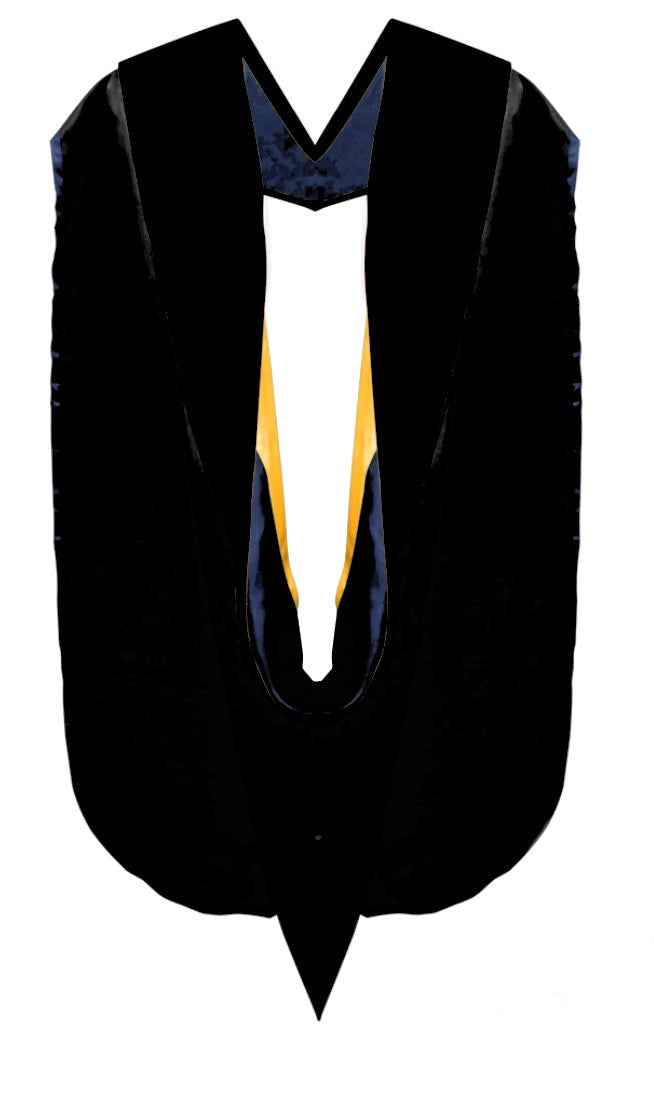 Doctoral Hoods on Clearance (FINAL SALE) - Black Velvet