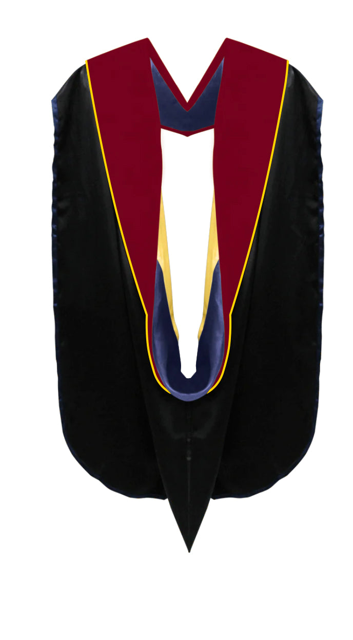 Doctoral Hoods on Clearance (FINAL SALE) - Crimson Velvet