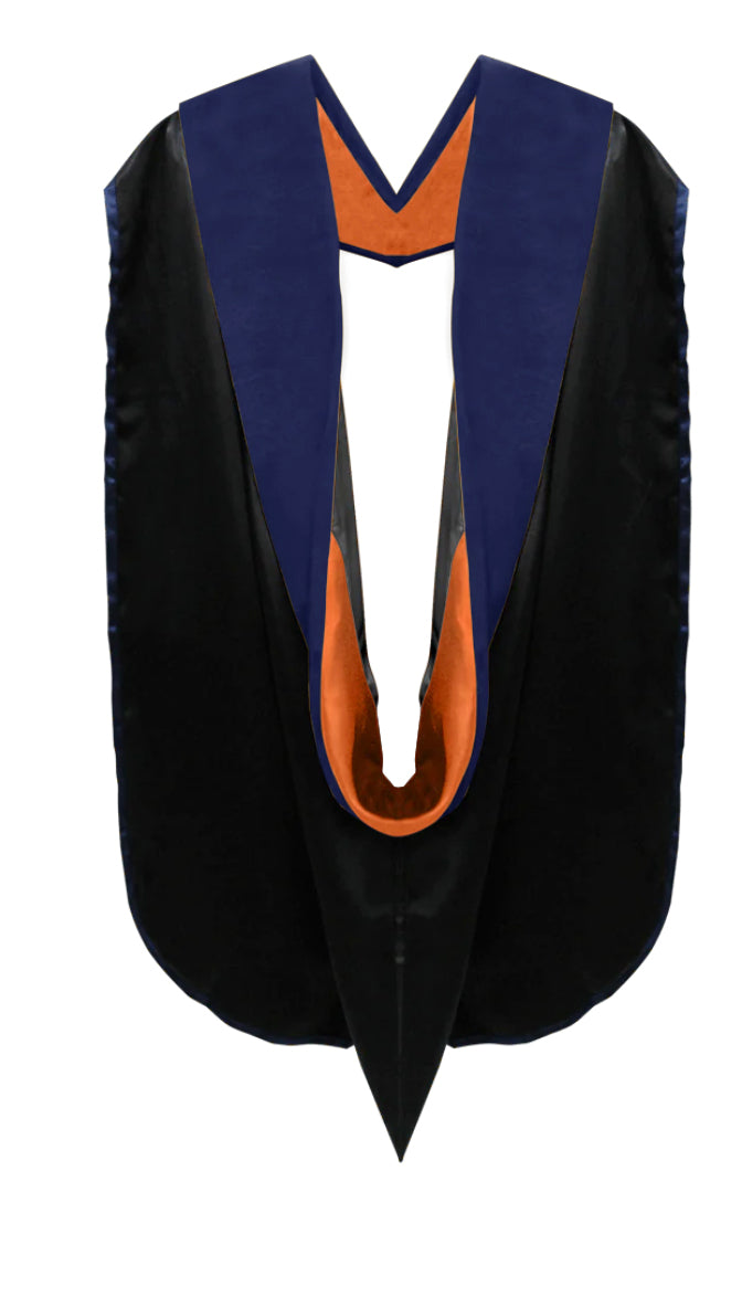 Doctoral Hoods on Clearance (FINAL SALE) - Dark Blue Velvet