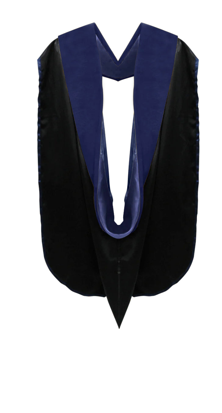 Doctoral Hoods on Clearance (FINAL SALE) - Dark Blue Velvet