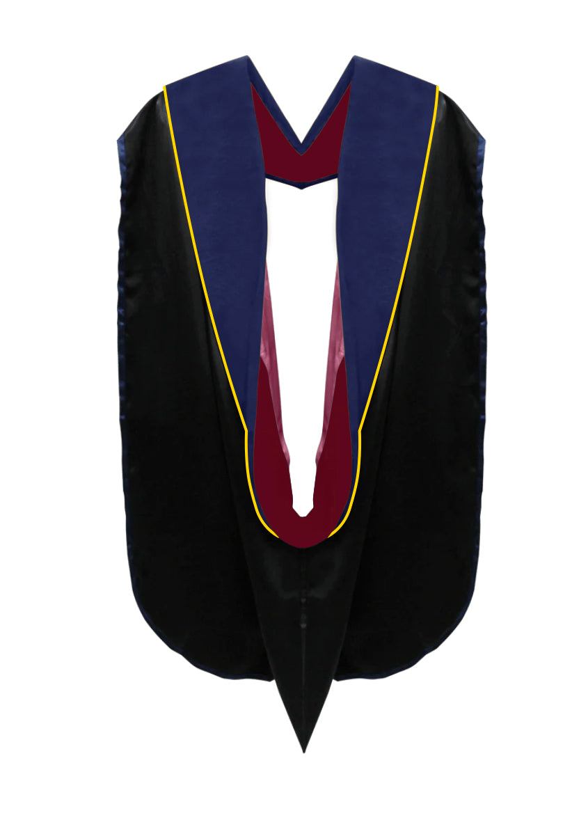 Doctoral Hoods on Clearance (FINAL SALE) - Dark Blue Velvet