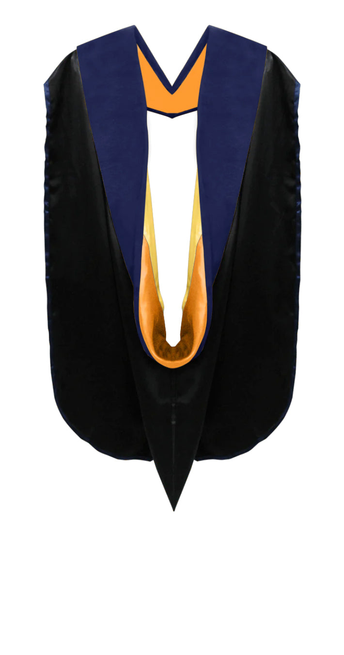 Doctoral Hoods on Clearance (FINAL SALE) - Dark Blue Velvet