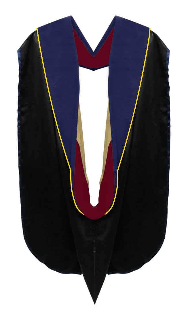 Doctoral Hoods on Clearance (FINAL SALE) - Dark Blue Velvet