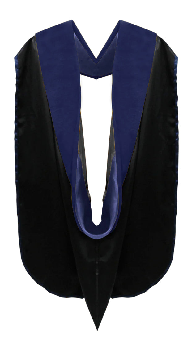 Doctoral Hoods on Clearance (FINAL SALE) - Dark Blue Velvet