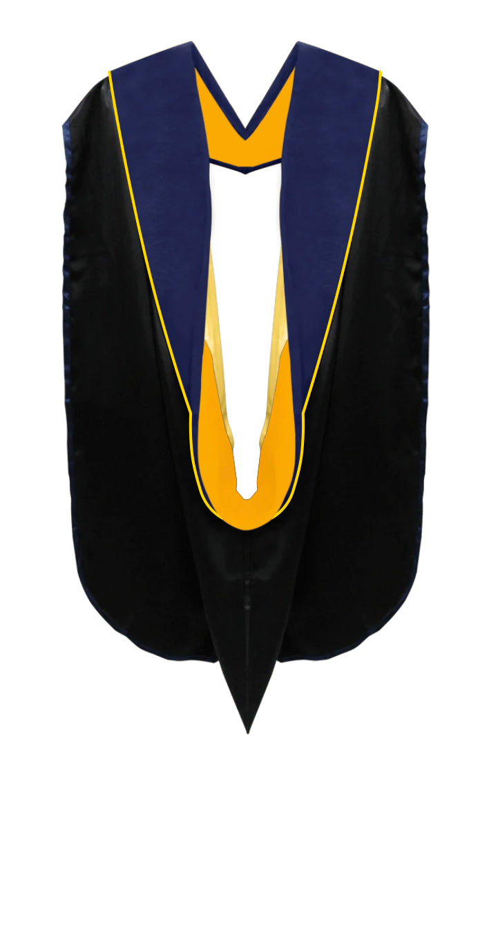 Doctoral Hoods on Clearance (FINAL SALE) - Dark Blue Velvet