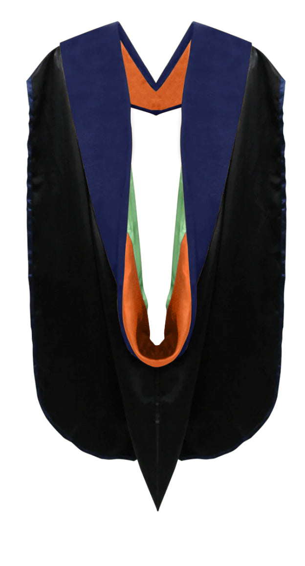 Doctoral Hoods on Clearance (FINAL SALE) - Dark Blue Velvet