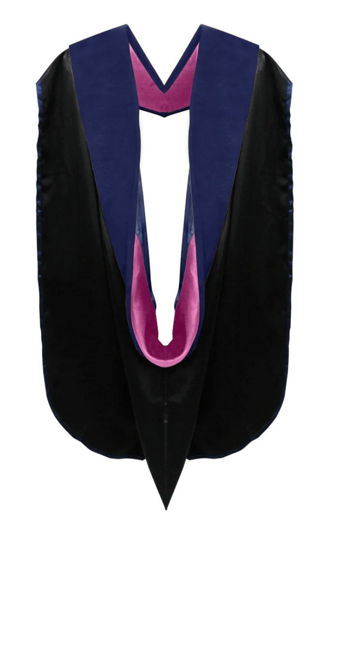 Doctoral Hoods on Clearance (FINAL SALE) - Dark Blue Velvet