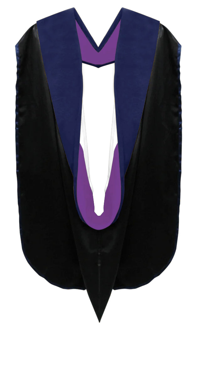Doctoral Hoods on Clearance (FINAL SALE) - Dark Blue Velvet
