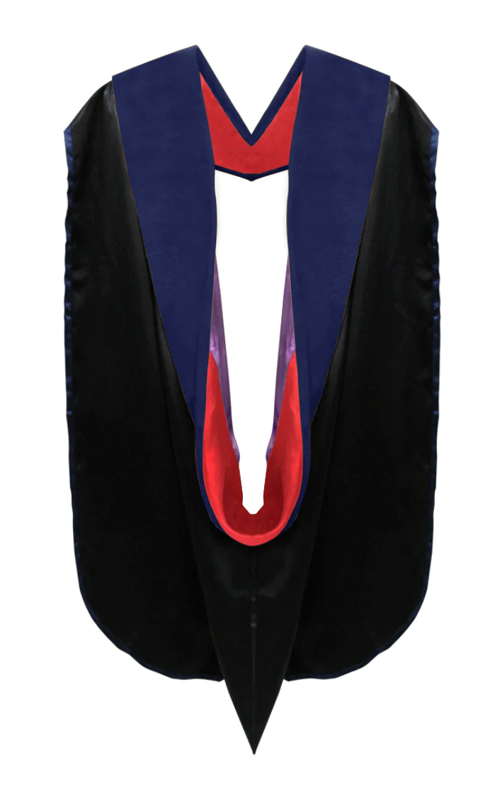 Doctoral Hoods on Clearance (FINAL SALE) - Dark Blue Velvet