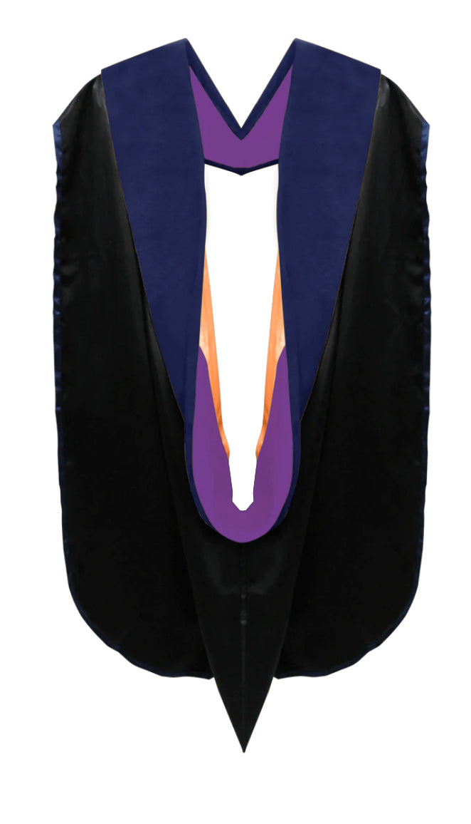 Doctoral Hoods on Clearance (FINAL SALE) - Dark Blue Velvet