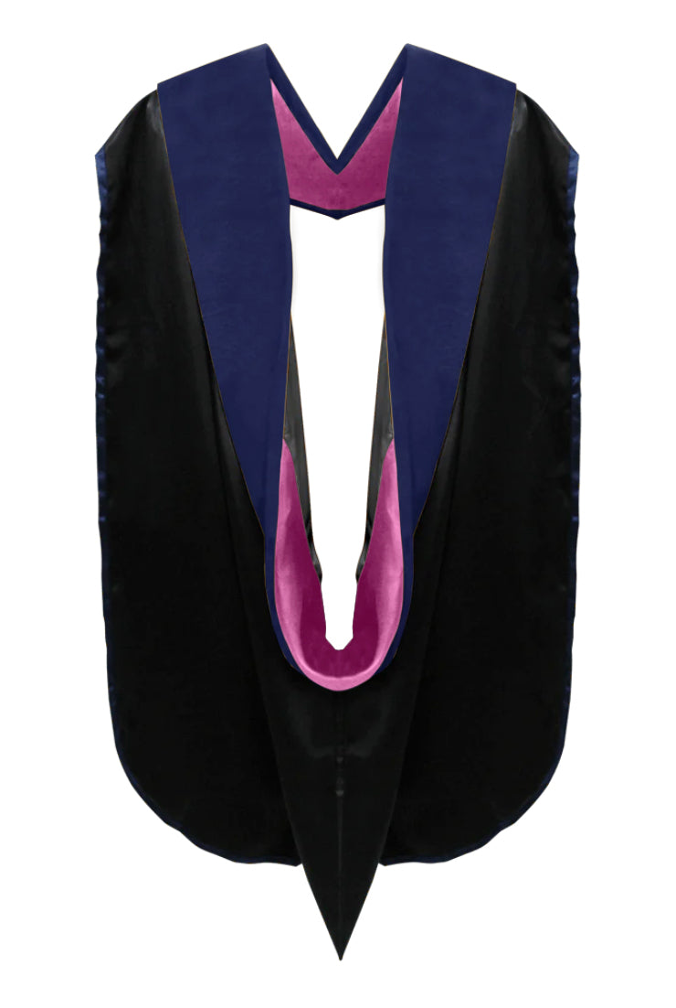 Doctoral Hoods on Clearance (FINAL SALE) - Dark Blue Velvet