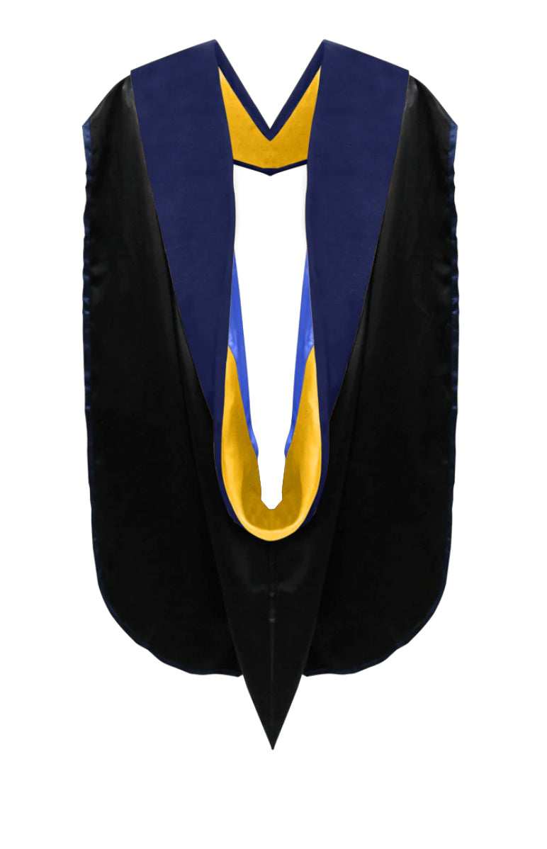 Doctoral Hoods on Clearance (FINAL SALE) - Dark Blue Velvet