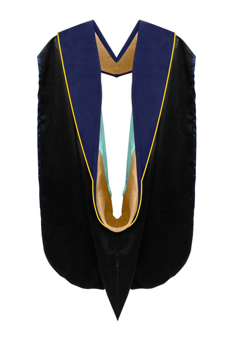 Doctoral Hoods on Clearance (FINAL SALE) - Dark Blue Velvet