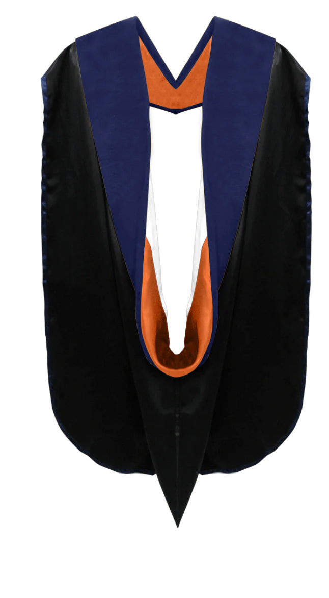 Doctoral Hoods on Clearance (FINAL SALE) - Dark Blue Velvet
