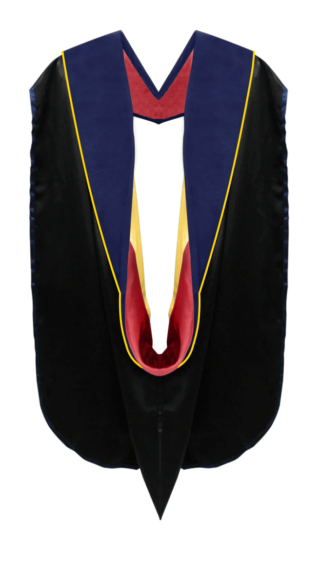 Doctoral Hoods on Clearance (FINAL SALE) - Dark Blue Velvet