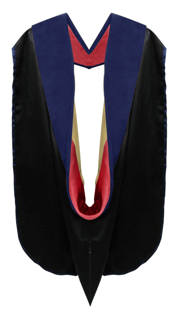 Doctoral Hoods on Clearance (FINAL SALE) - Dark Blue Velvet