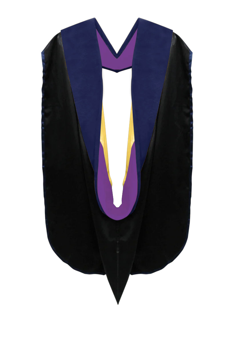 Doctoral Hoods on Clearance (FINAL SALE) - Dark Blue Velvet