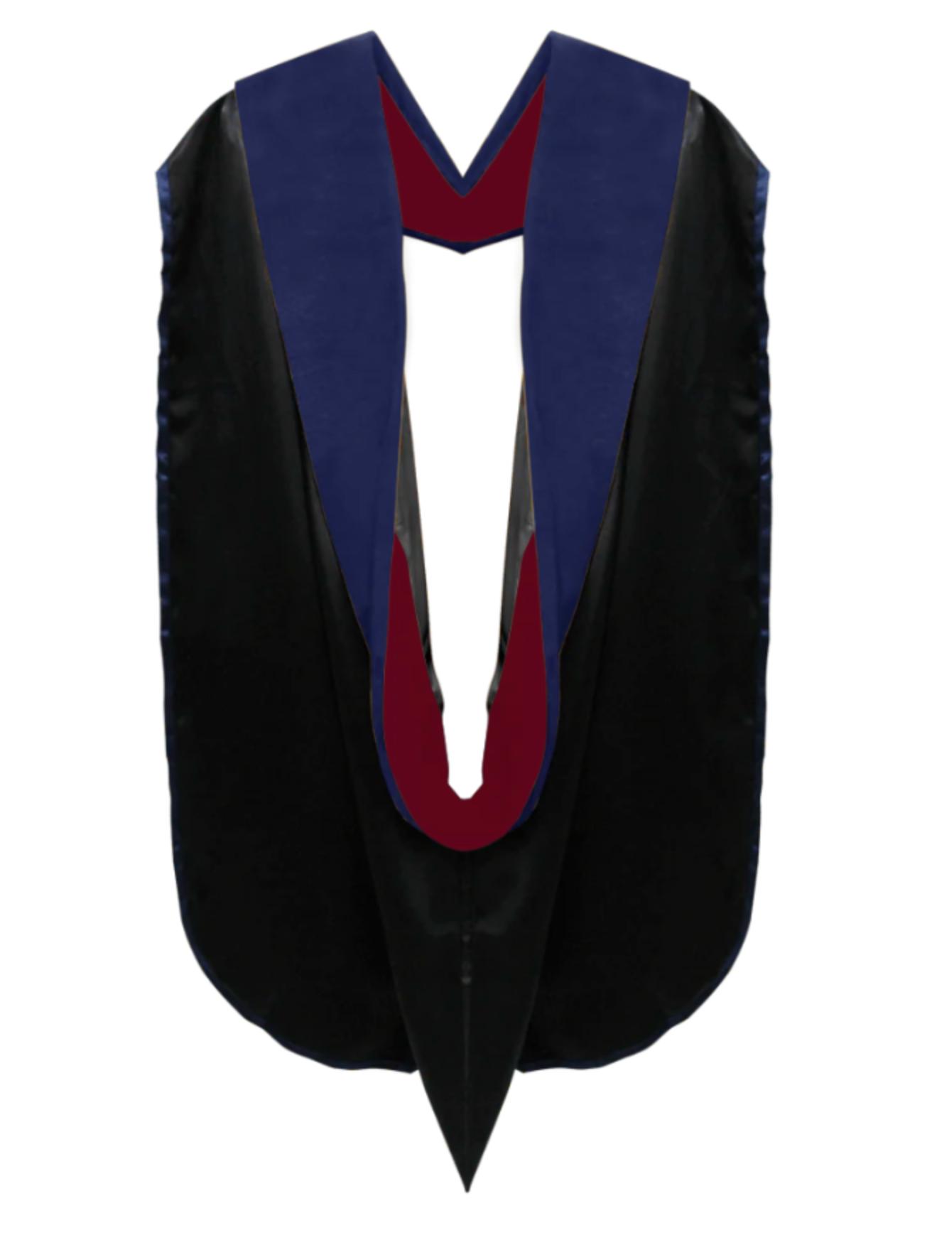Doctoral Hoods on Clearance (FINAL SALE) - Dark Blue Velvet