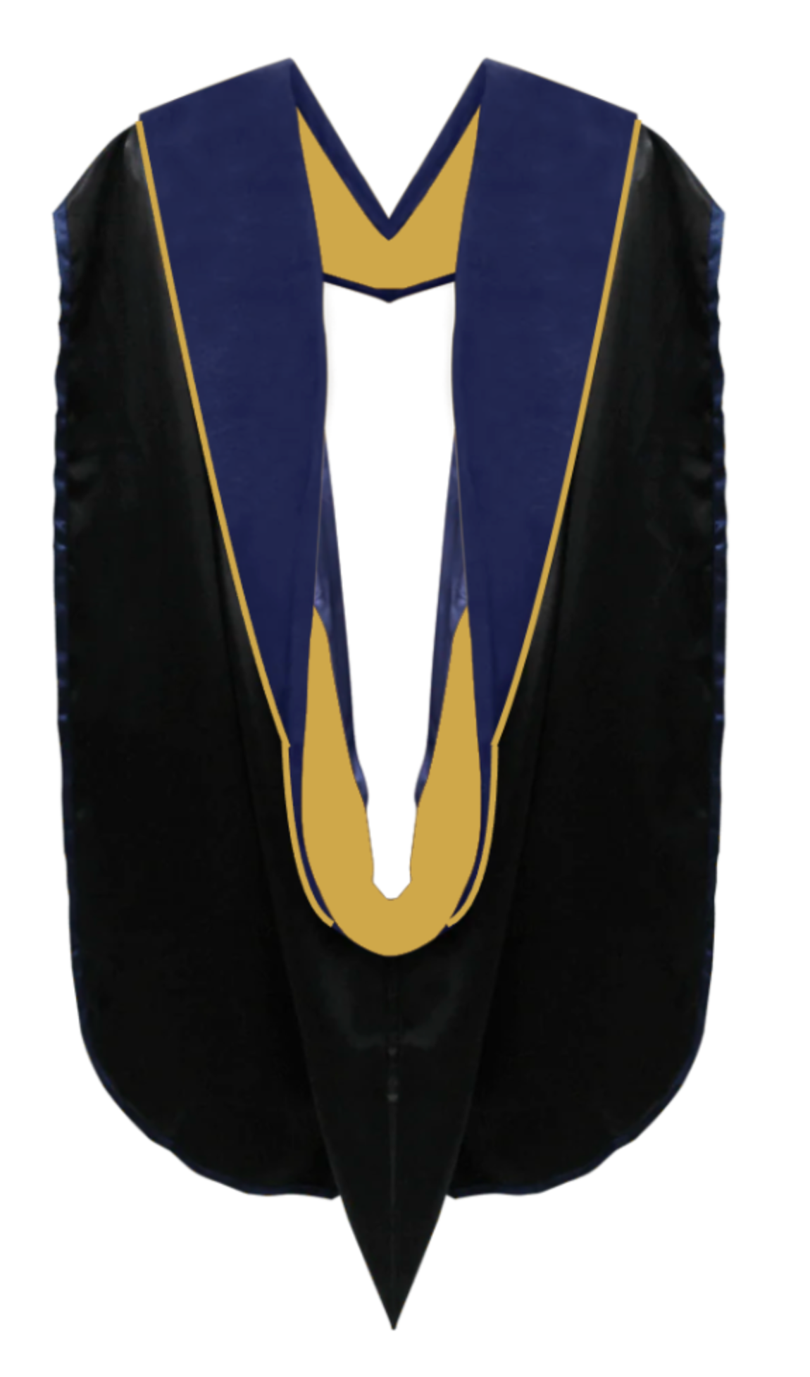 Doctoral Hoods on Clearance (FINAL SALE) - Dark Blue Velvet