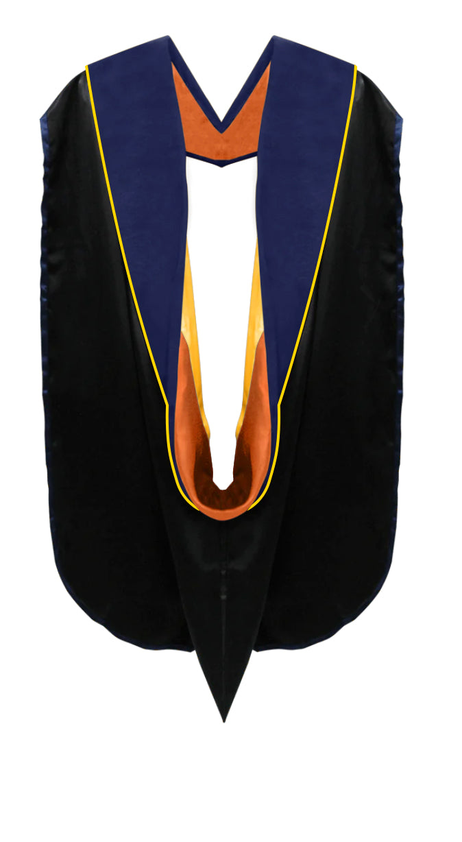 Doctoral Hoods on Clearance (FINAL SALE) - Dark Blue Velvet