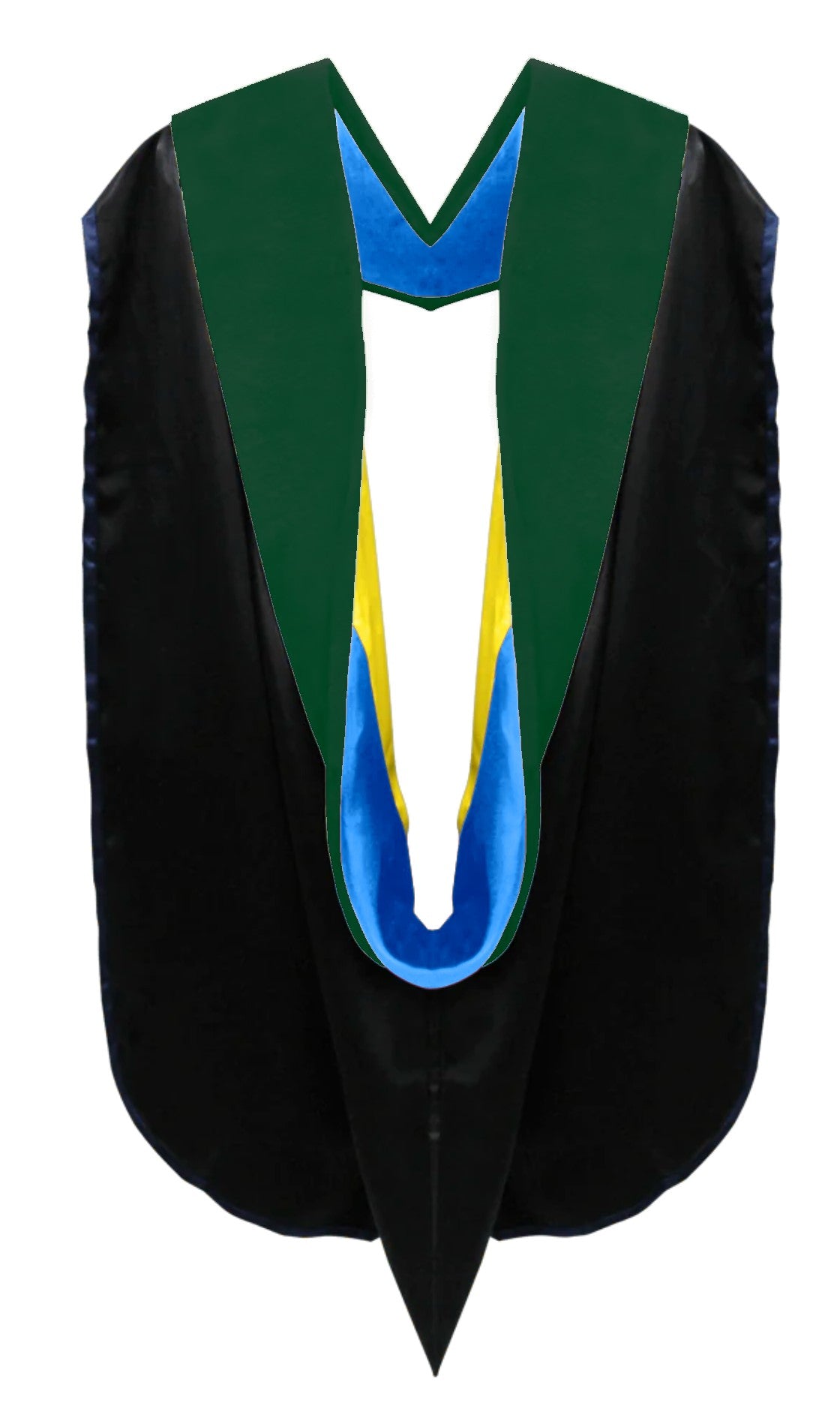 Doctoral Hoods on Clearance (FINAL SALE) - Kelly Green Velvet