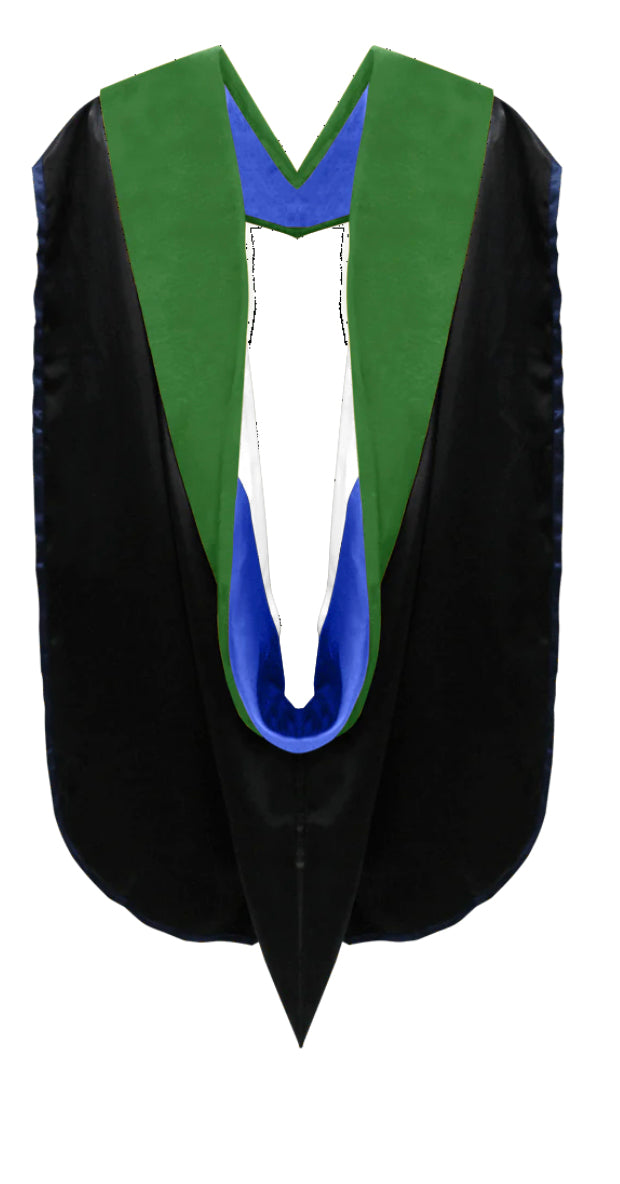 Doctoral Hoods on Clearance (FINAL SALE) - Kelly Green Velvet