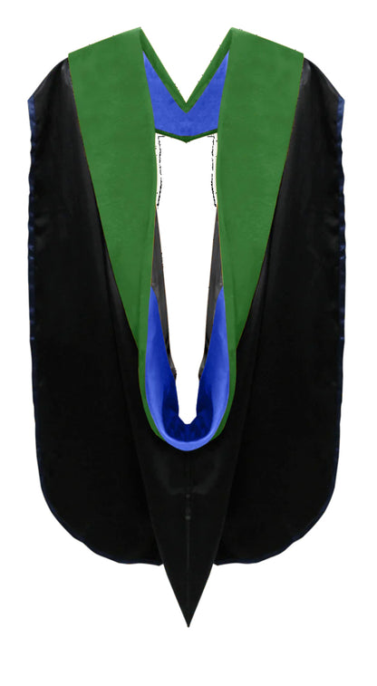 Doctoral Hoods on Clearance (FINAL SALE) - Kelly Green Velvet