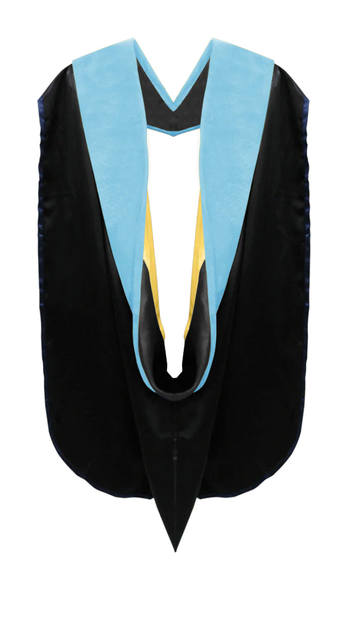 Doctoral Hoods on Clearance (FINAL SALE) - Light Blue Velvet