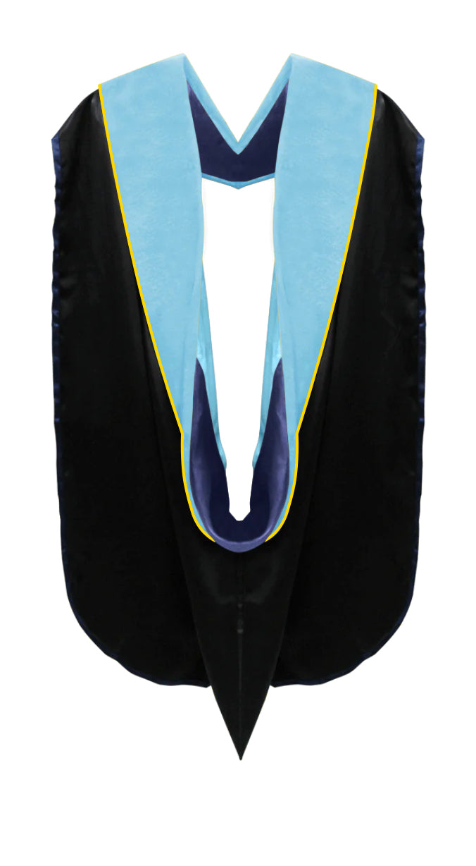 Doctoral Hoods on Clearance (FINAL SALE) - Light Blue Velvet