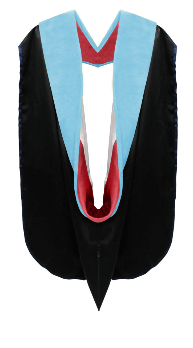 Doctoral Hoods on Clearance (FINAL SALE) - Light Blue Velvet