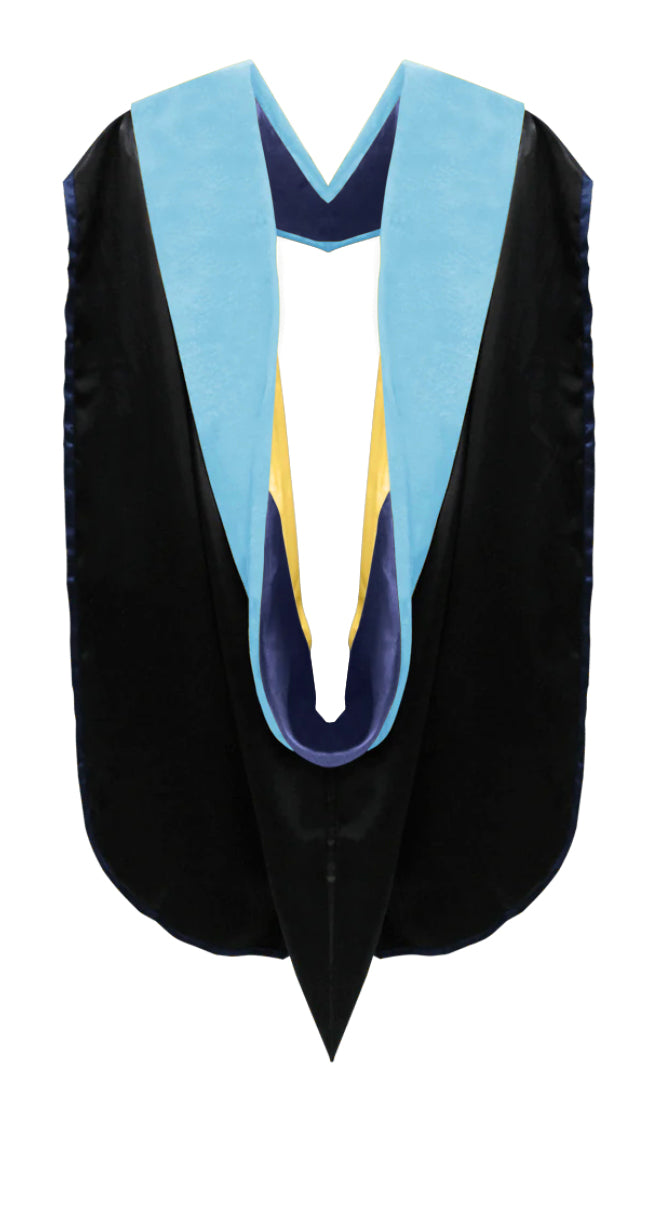 Doctoral Hoods on Clearance (FINAL SALE) - Light Blue Velvet
