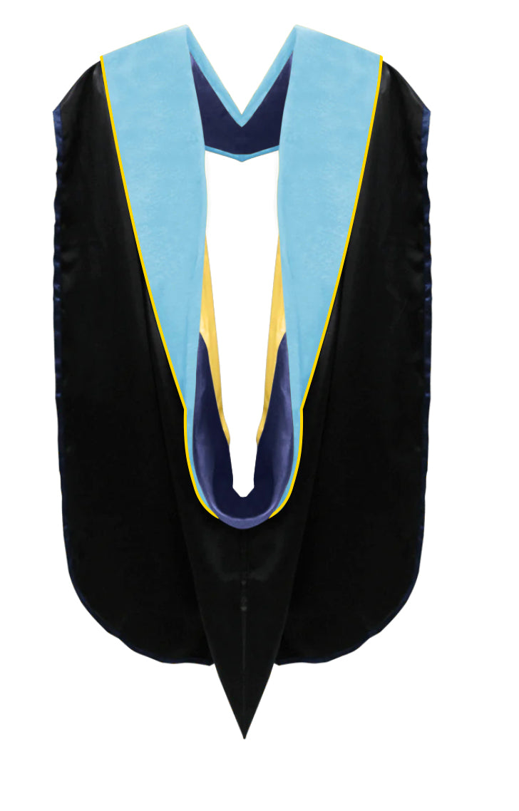 Doctoral Hoods on Clearance (FINAL SALE) - Light Blue Velvet