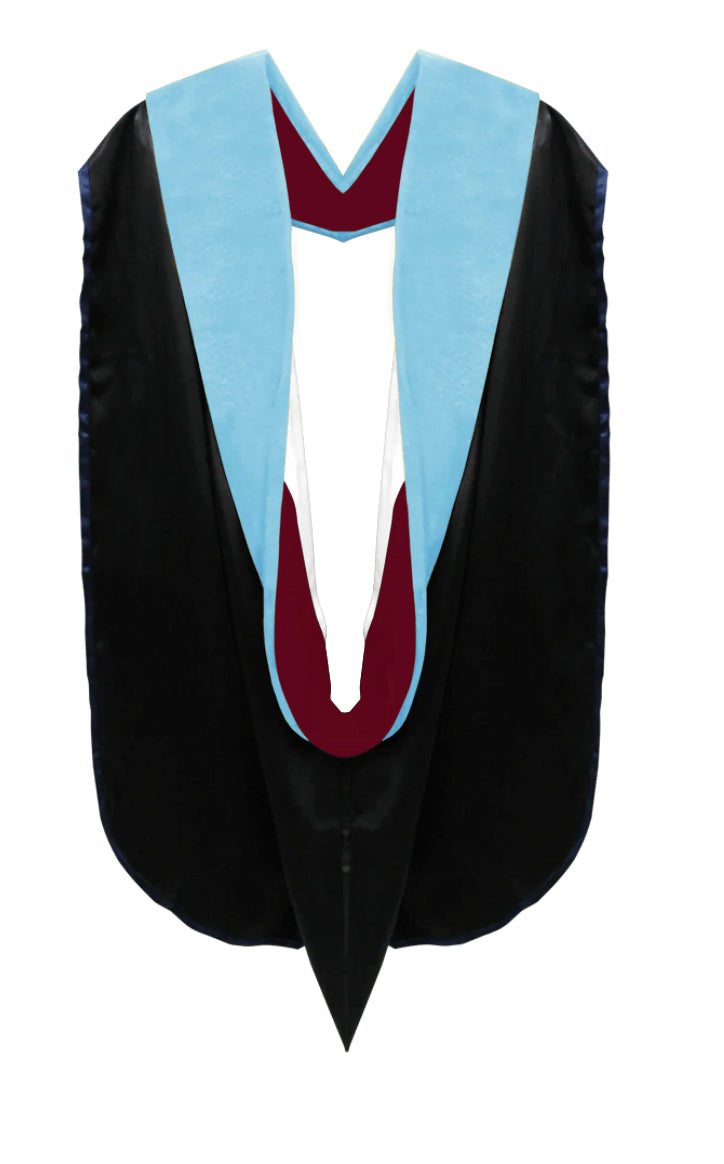Doctoral Hoods on Clearance (FINAL SALE) - Light Blue Velvet
