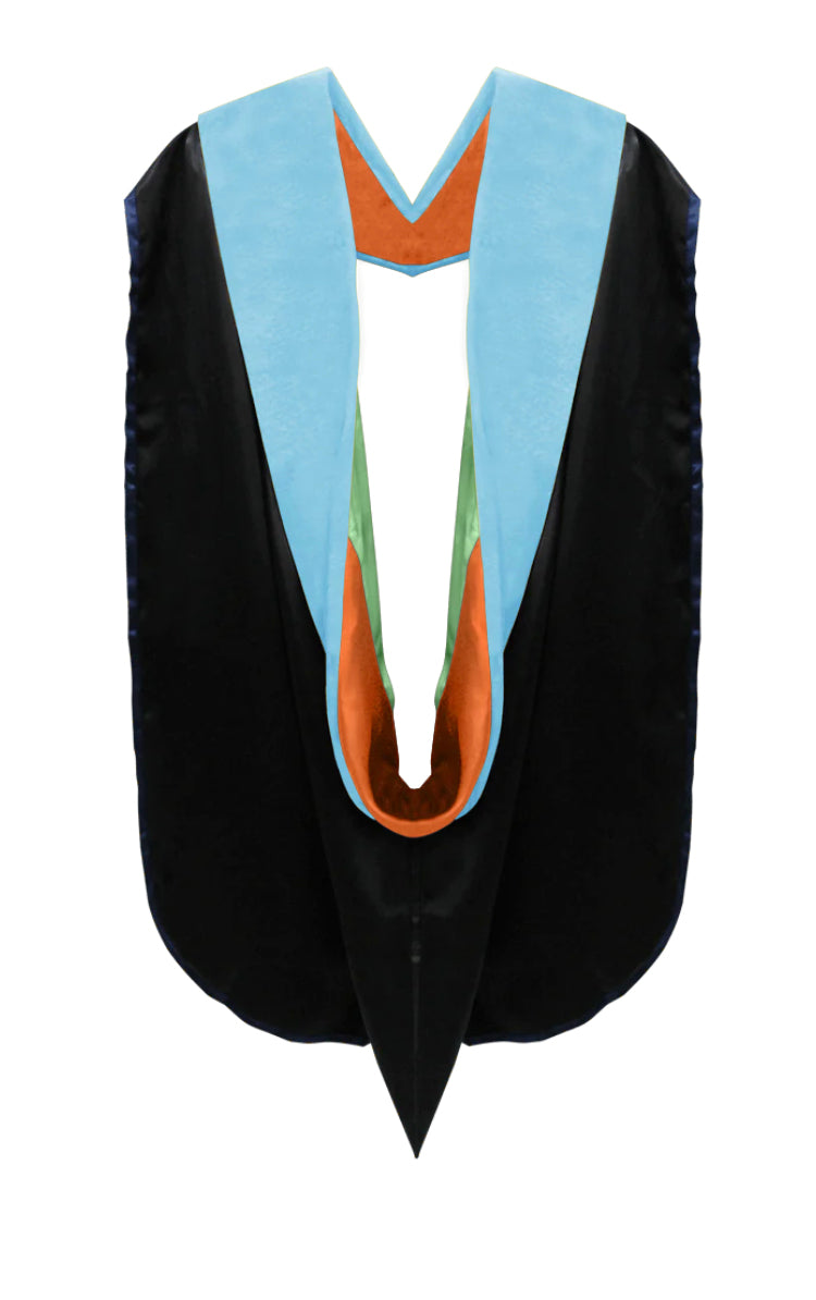 Doctoral Hoods on Clearance (FINAL SALE) - Light Blue Velvet