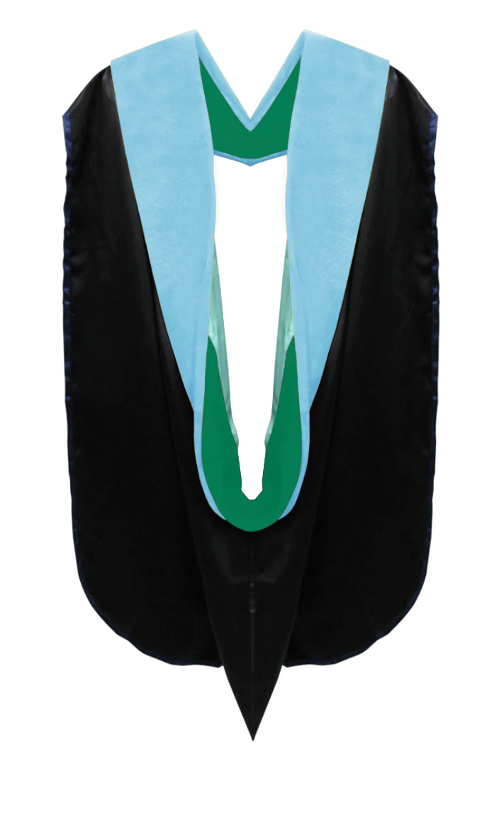 Doctoral Hoods on Clearance (FINAL SALE) - Light Blue Velvet