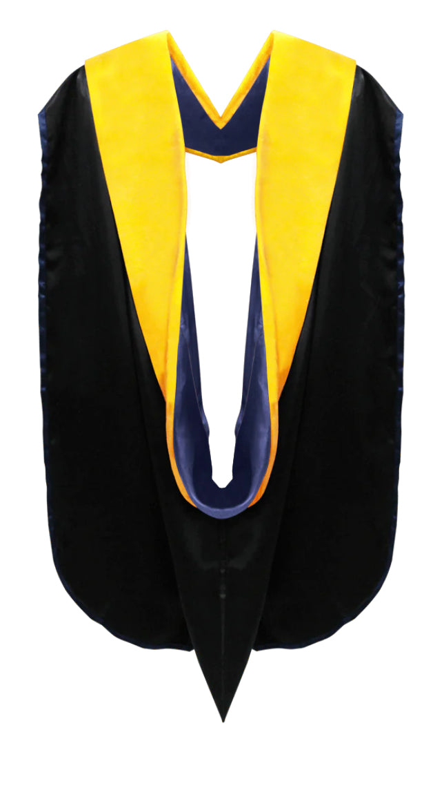Doctoral Hoods on Clearance (FINAL SALE) - Maize Velvet - Graduation Cap and Gown