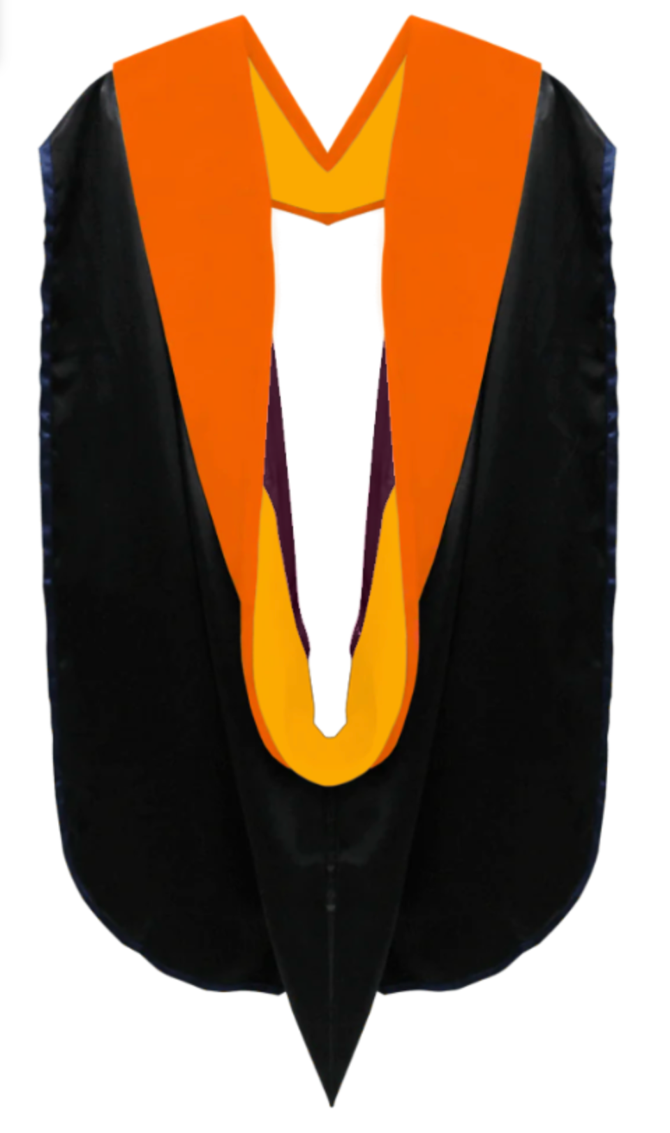 Doctoral Hoods on Clearance (FINAL SALE) - Orange Velvet