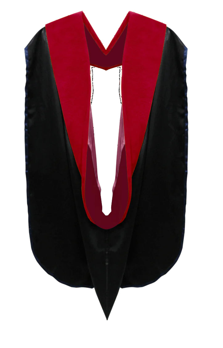 Doctoral Hoods on Clearance (FINAL SALE) - Scarlet Velvet