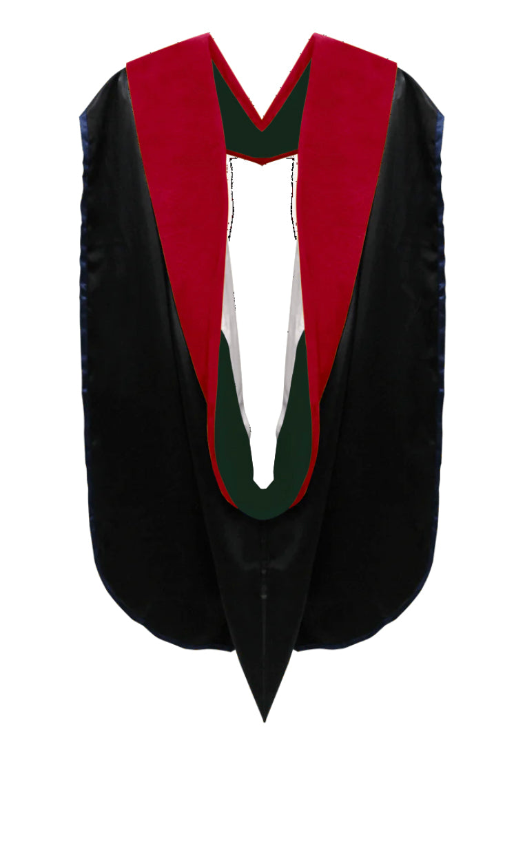 Doctoral Hoods on Clearance (FINAL SALE) - Scarlet Velvet