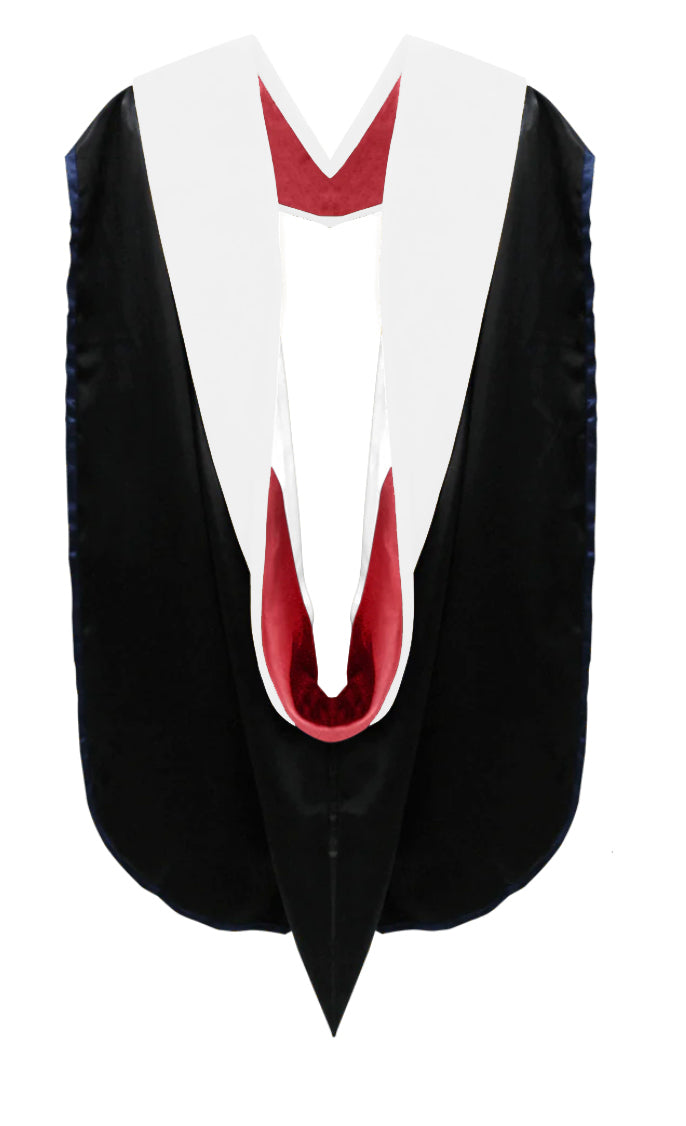Doctoral Hoods on Clearance (FINAL SALE) - White Velvet