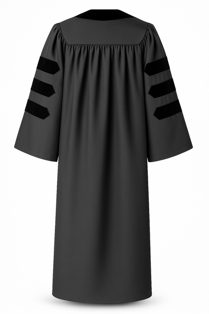 Classic Doctoral Graduation Gown - Academic Regalia
