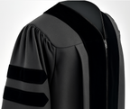 Classic Doctoral Graduation Cap & Gown - Academic Regalia - Graduation Cap and Gown