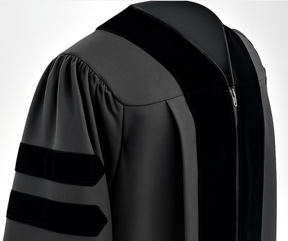 Classic Doctoral Graduation Gown - Academic Regalia