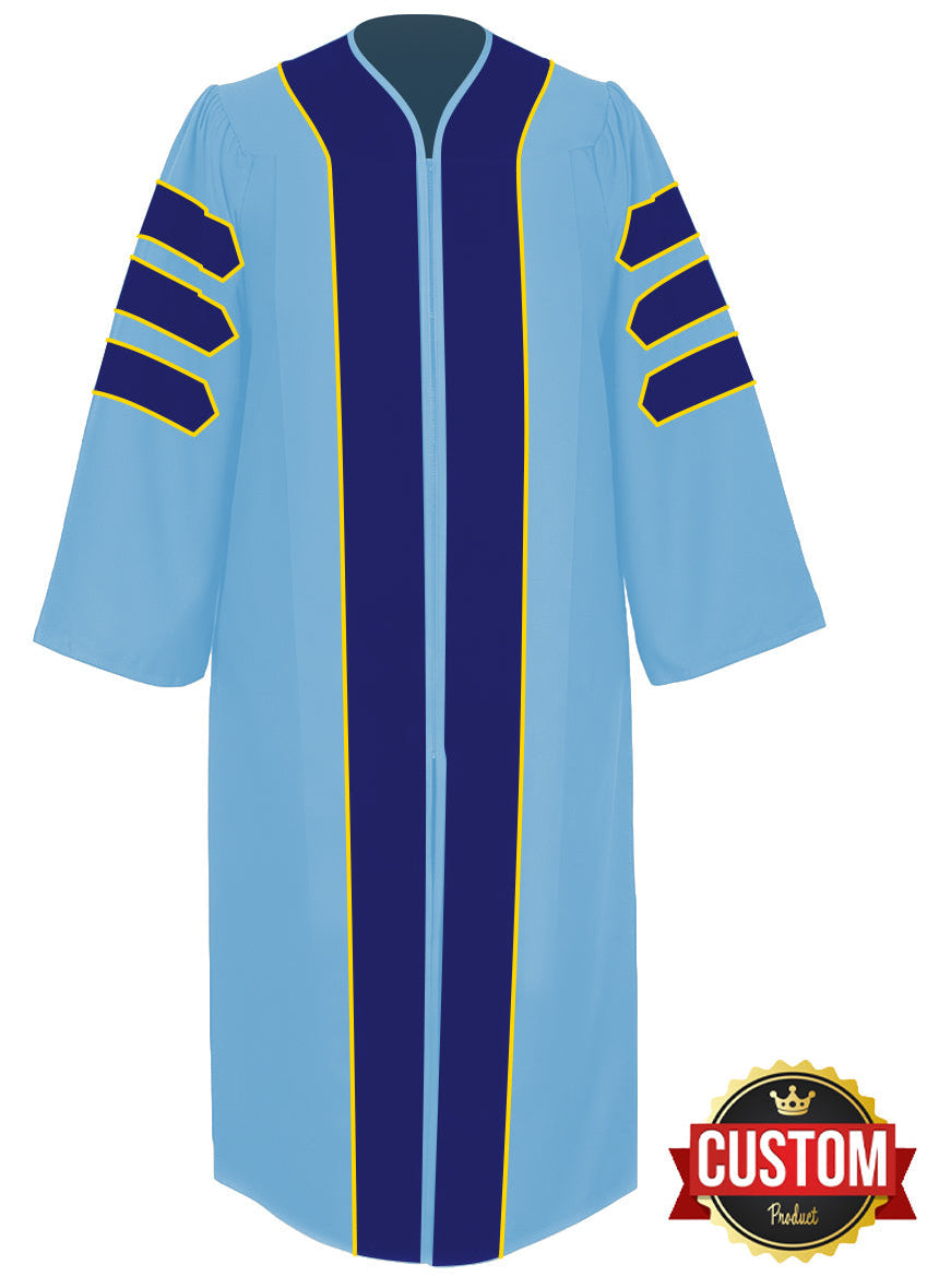 Custom Classic Doctoral Gown, Tam and Hood Package - Graduation Cap and Gown