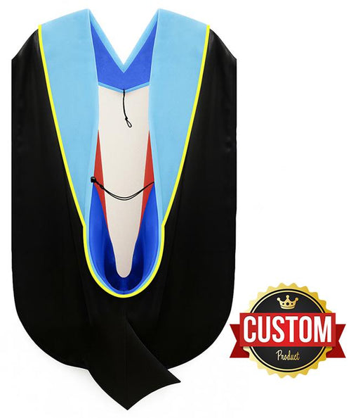 Deluxe Doctoral Graduation Custom Hood - Academic Regalia